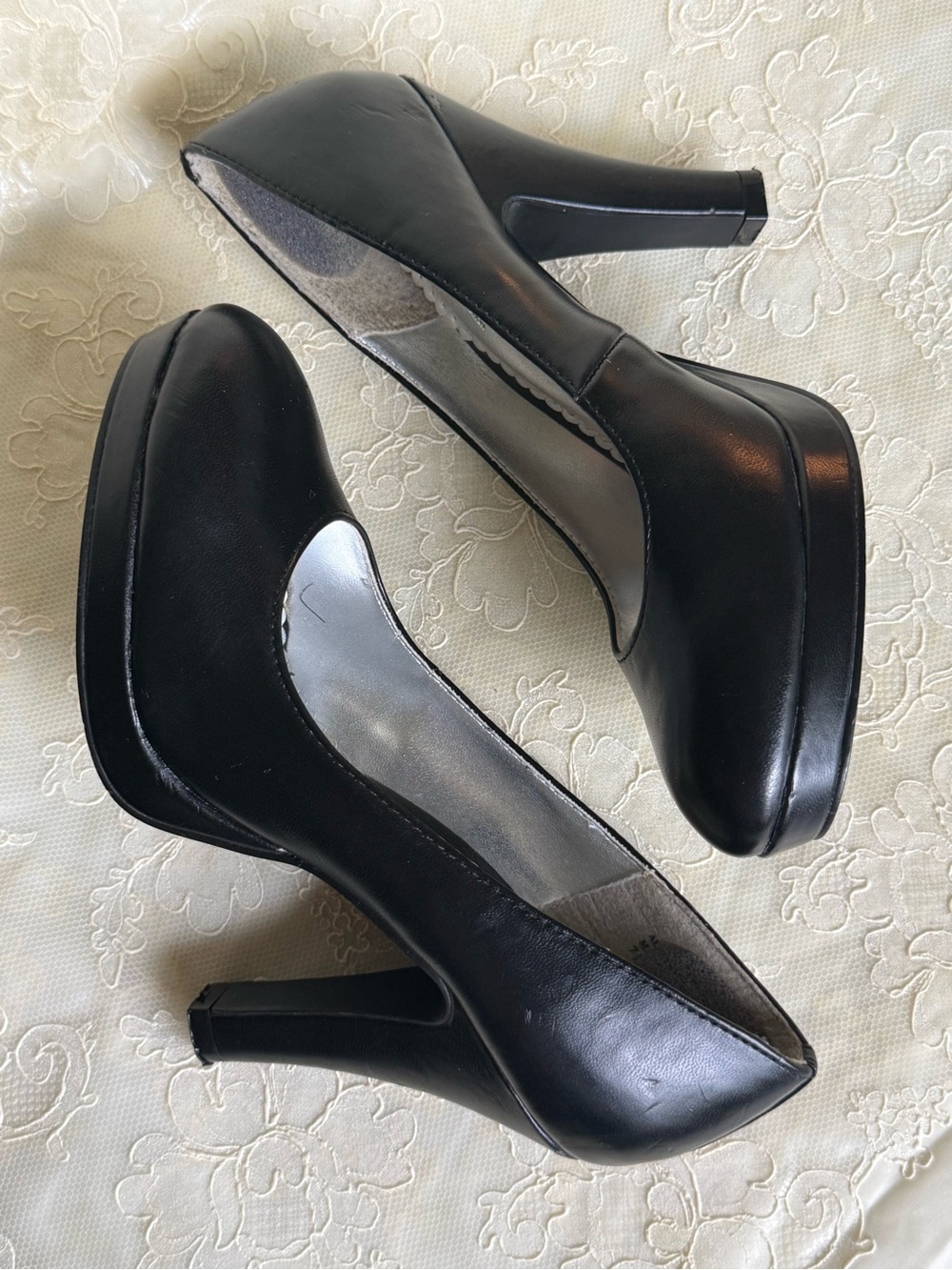 Unlisted by Kenneth Cole Black Platform Pumps - Classic Heel